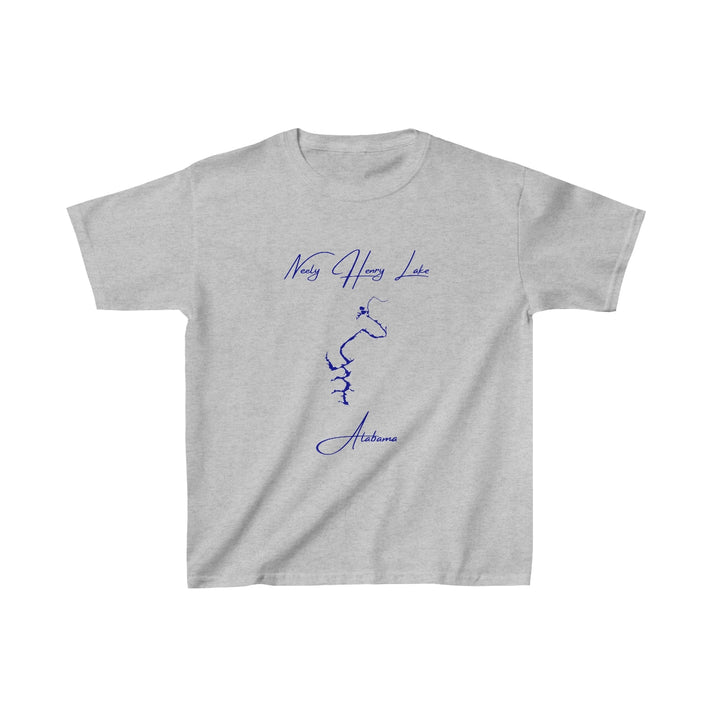 Alabama  Neely  Henry  Lake  Youth  T-shirt  front  position  view  from  front  sport  grey.webp