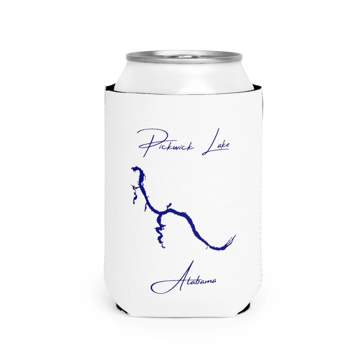 Alabama  Pickwick  Lake  Can  Koozie  front  position  view  from  front-2  white.webp