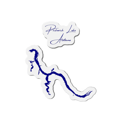 Alabama  Pickwick  Lake  Die  Cut  Magnet  front  position  view  from  front  4  x  4.webp