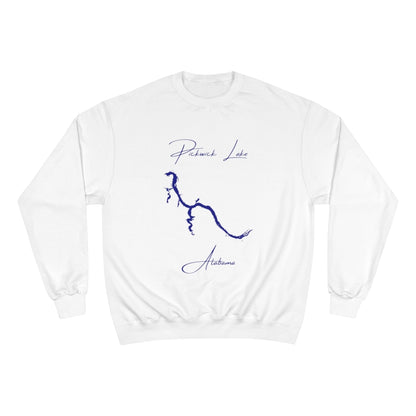 Alabama  Pickwick  Lake  Sweatshirt  front  position  view  from  front  white.webp