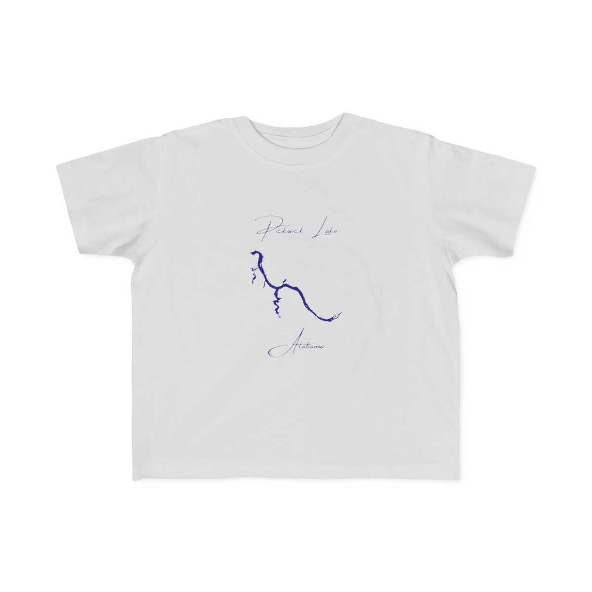 Alabama  Pickwick  Lake  Toddler  T-shirt  front  position  view  from  front  silver.webp
