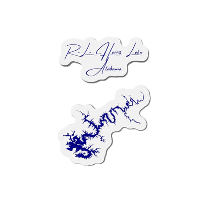 Alabama  R.L.  Harris  Lake  Die  Cut  Magnet  front  position  view  from  front  4  x  4.webp