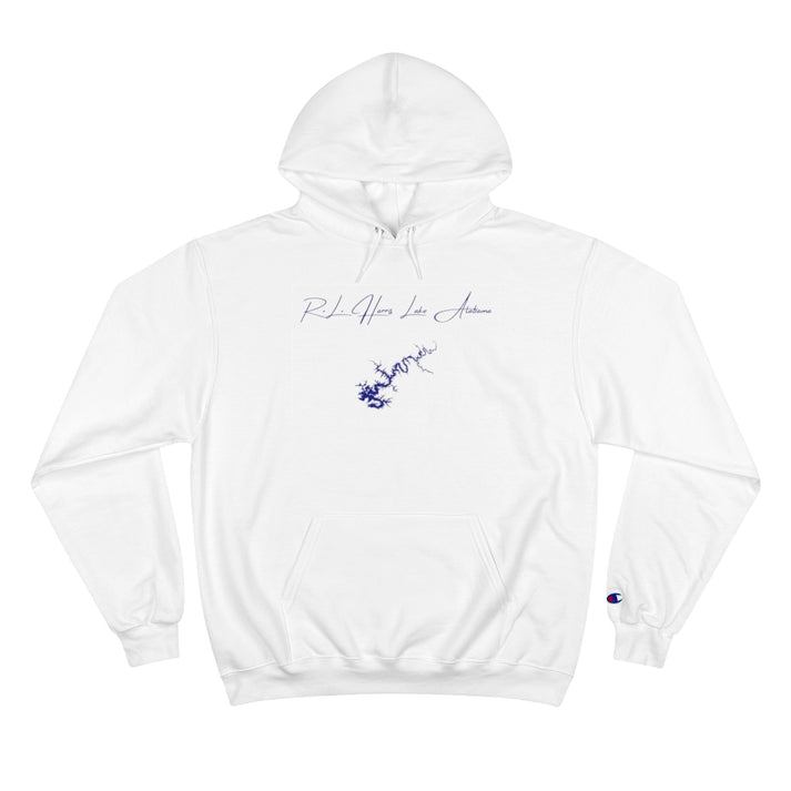 Alabama  R.L.  Harris  Lake  Hoodie  front  position  view  from  front  white.webp