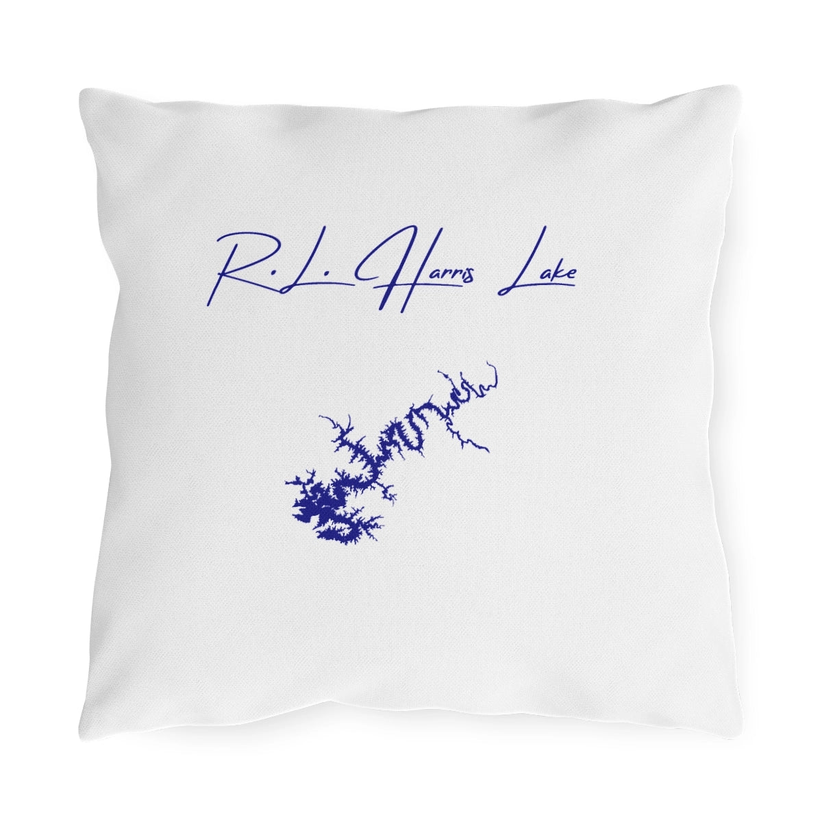 Alabama  R.L.  Harris  Lake  Outdoor  Pillow  front  position  view  from  front  16  x  16.webp