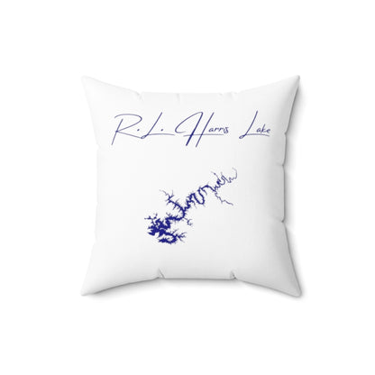Alabama  R.L.  Harris  Lake  Pillow  front  position  view  from  front  16  x  16.webp