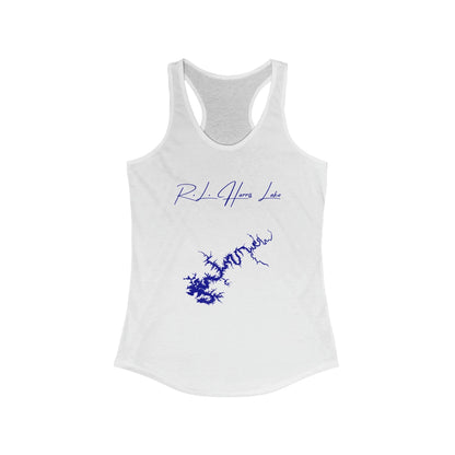 Alabama  R.L.  Harris  Lake  Racerback-Tank  front  position  view  from  front  solid  white.webp