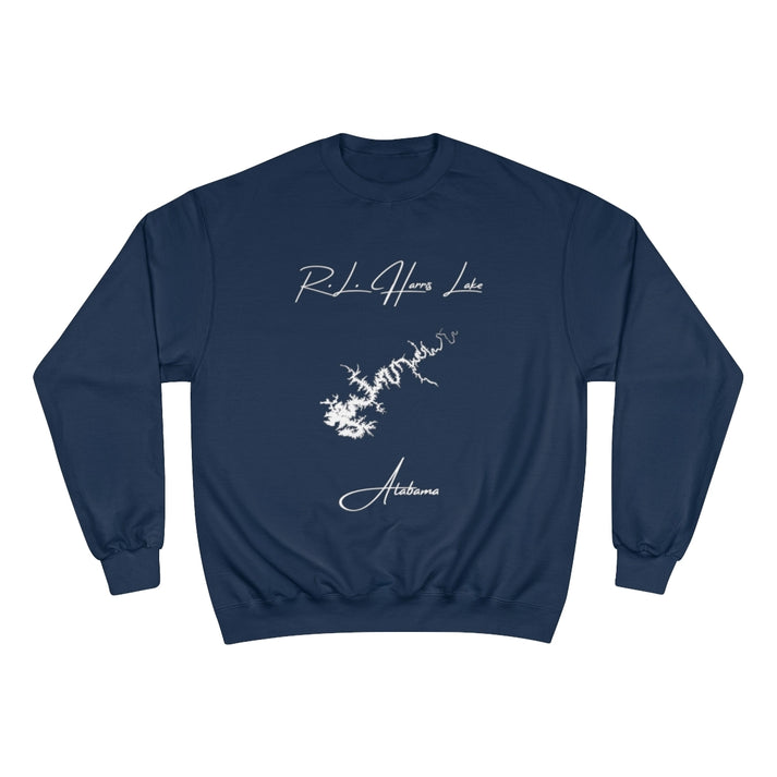 Alabama  R.L.  Harris  Lake  Sweatshirt  front  position  view  from  front  navy.webp