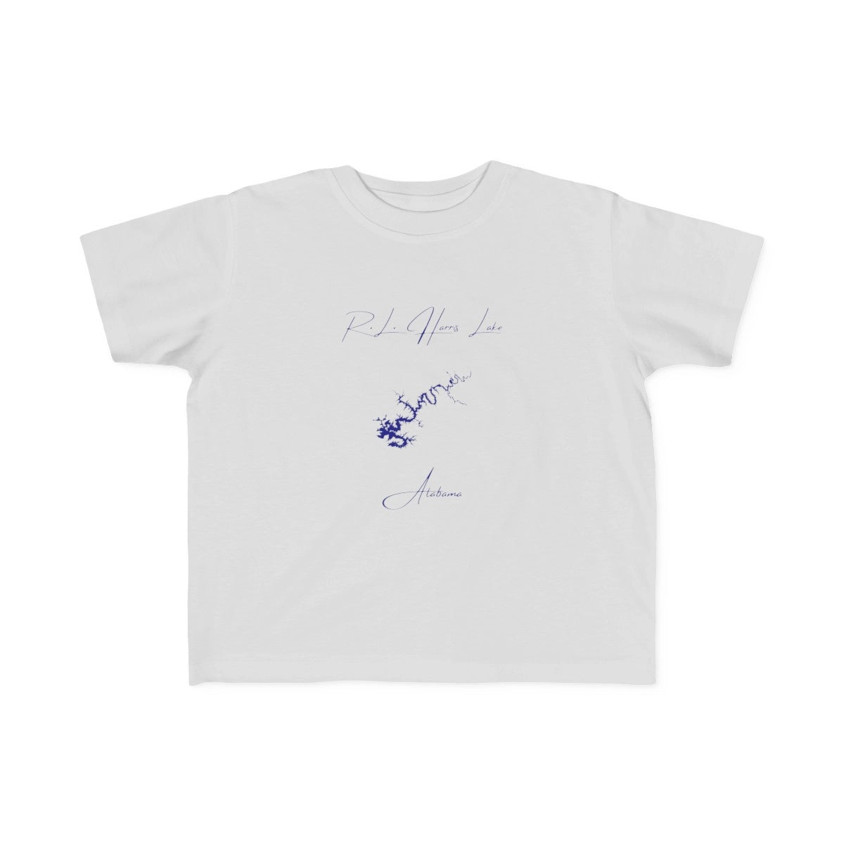 Alabama  R.L.  Harris  Lake  Toddler  T-shirt  front  position  view  from  front  silver.webp
