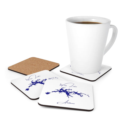 Alabama  Weiss  Lake  Coaster  Set  front  position  view  from  context-1  3.75  x  3.75.webp