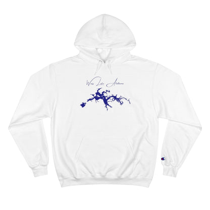 Alabama  Weiss  Lake  Hoodie  front  position  view  from  front  white.webp