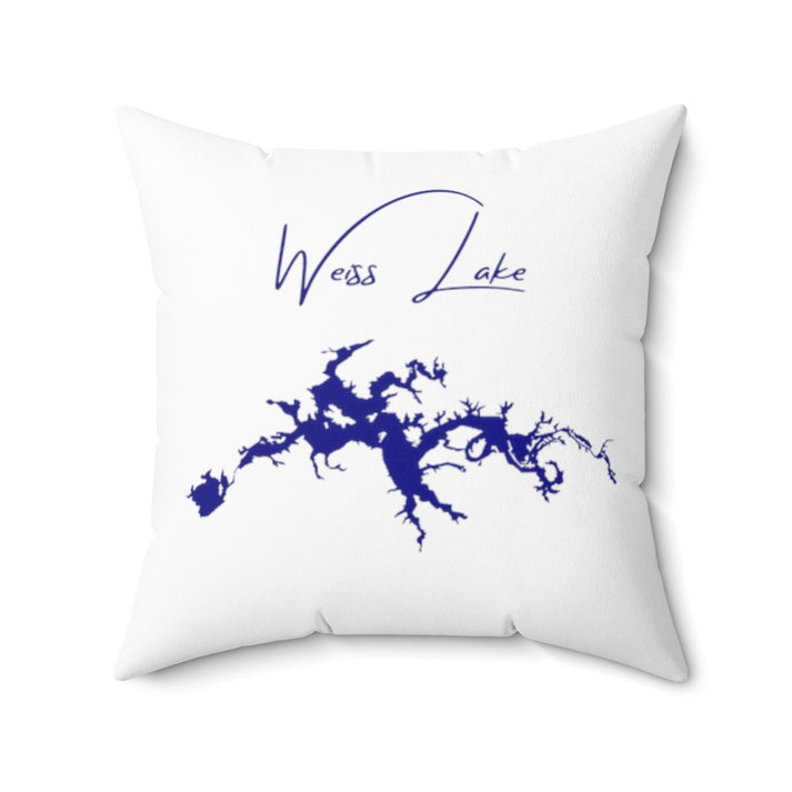 Alabama  Weiss  Lake  Pillow  front  position  view  from  back  20  x  20.webp