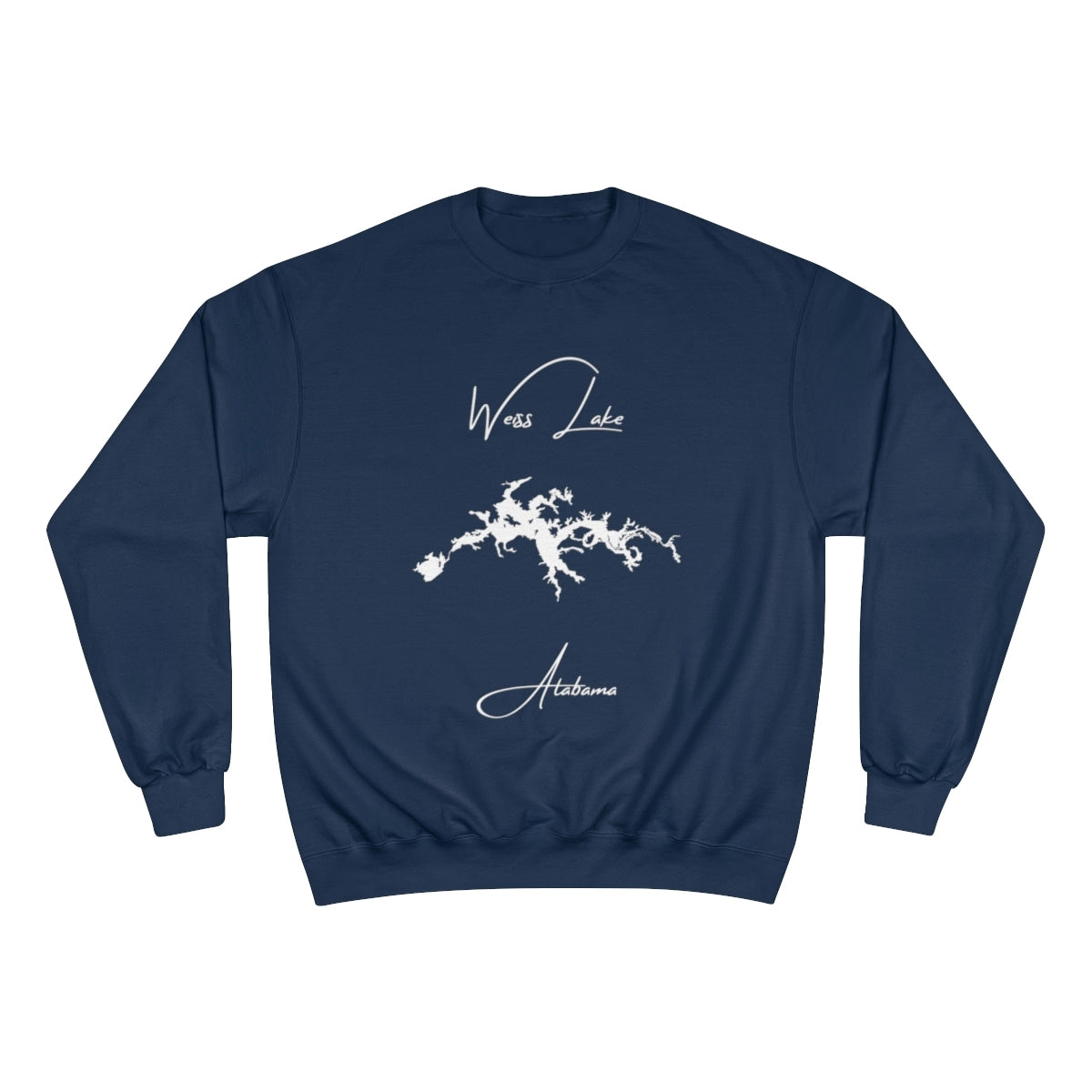 Alabama  Weiss  Lake  Sweatshirt  front  position  view  from  front  navy.webp