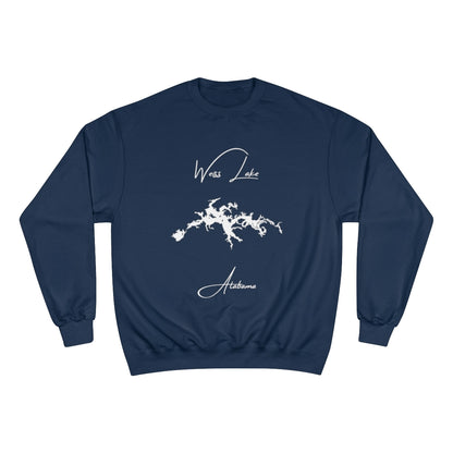Alabama  Weiss  Lake  Sweatshirt  front  position  view  from  front  navy.webp