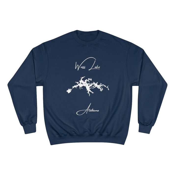 Alabama  Weiss  Lake  Sweatshirt  front  position  view  from  front  navy.webp