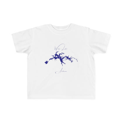 Alabama  Weiss  Lake  Toddler  T-shirt  front  position  view  from  front  white.webp