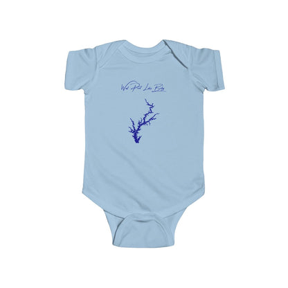Alabama  West  Point  Lake  Onesie  front  position  view  from  front  light  blue.webp