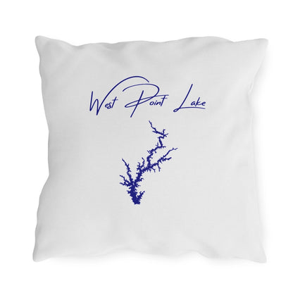 Alabama  West  Point  Lake  Outdoor  Pillow  back  position  view  from  back  18  x  18.webp