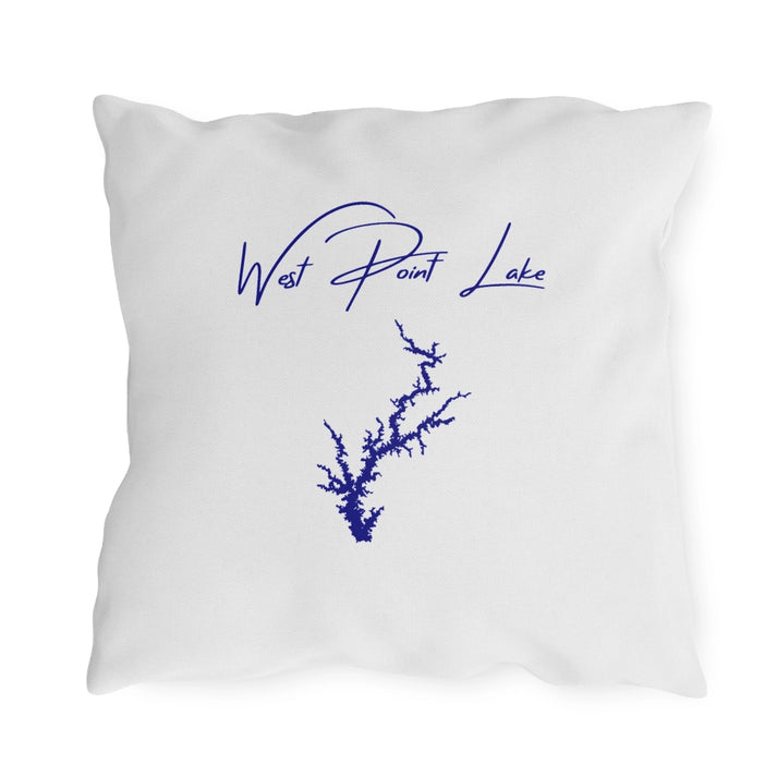 Alabama  West  Point  Lake  Outdoor  Pillow  back  position  view  from  back  18  x  18.webp