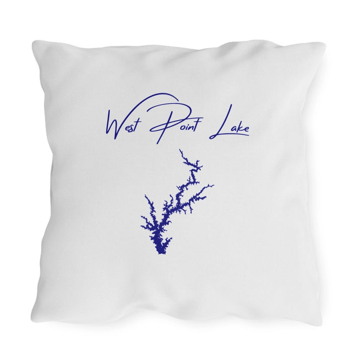 Alabama  West  Point  Lake  Outdoor  Pillow  back  position  view  from  back  20  x  20.webp