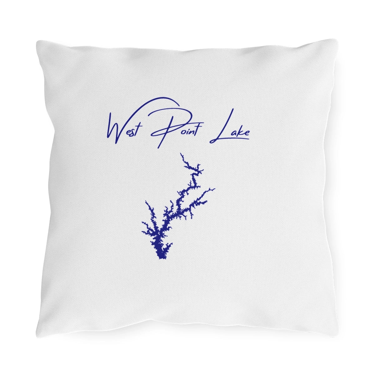 Alabama  West  Point  Lake  Outdoor  Pillow  front  position  view  from  front  16  x  16.webp