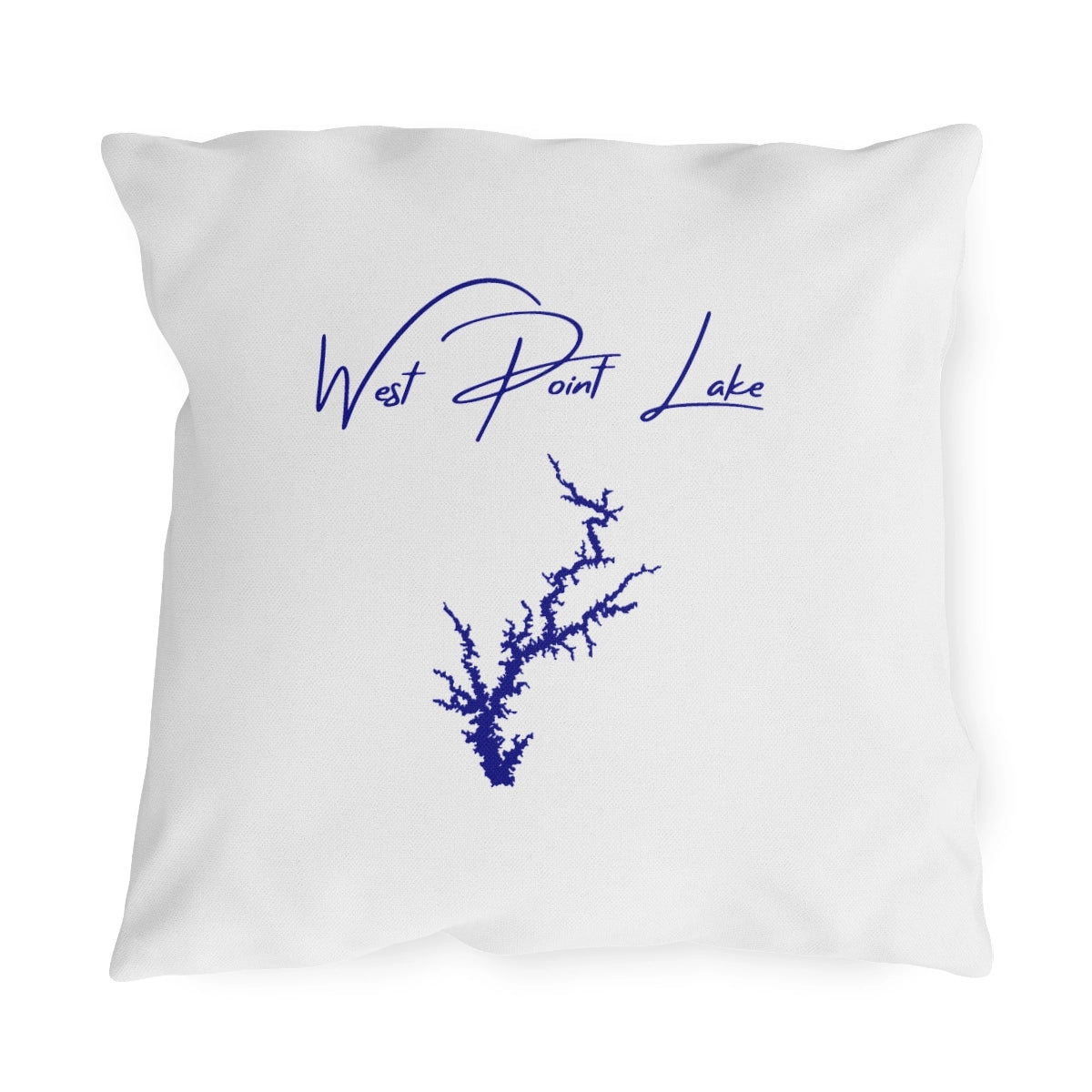 Alabama  West  Point  Lake  Outdoor  Pillow  front  position  view  from  front  18  x  18.webp