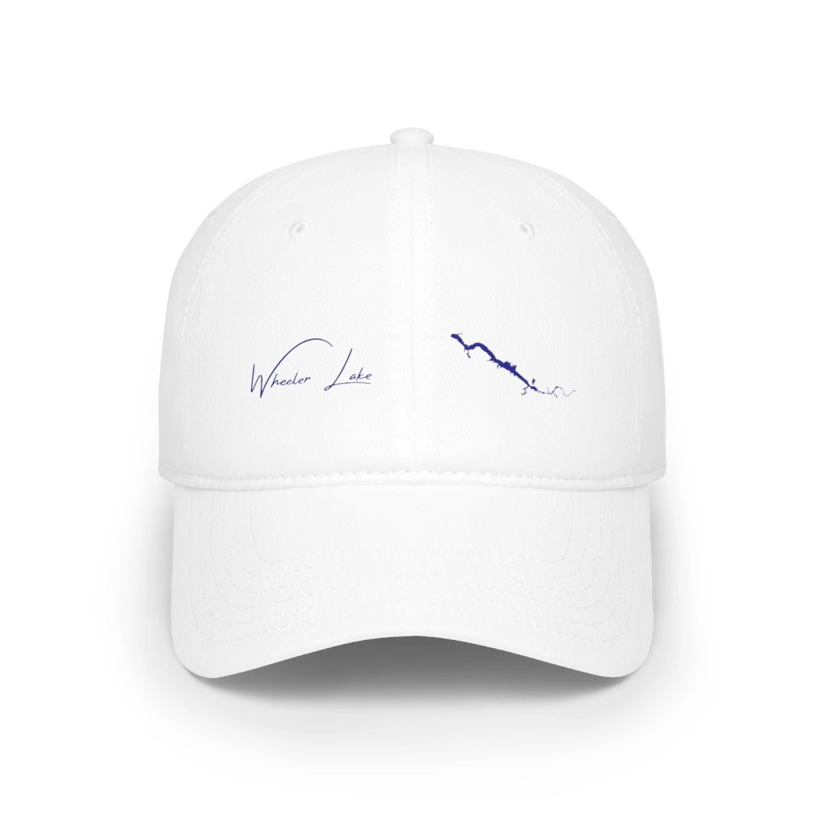 Alabama  Wheeler  Lake  Baseball  Cap  front  position  view  from  front  one  size.webp