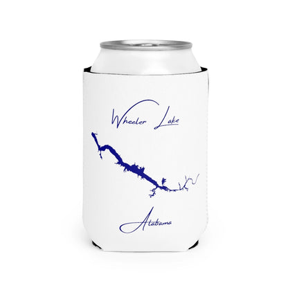 Alabama  Wheeler  Lake  Can  Koozie  front  position  view  from  front-2  white.webp