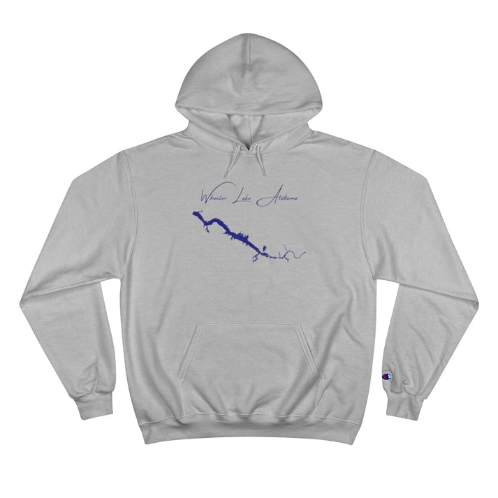 Alabama  Wheeler  Lake  Hoodie  front  position  view  from  front  light  steel.webp