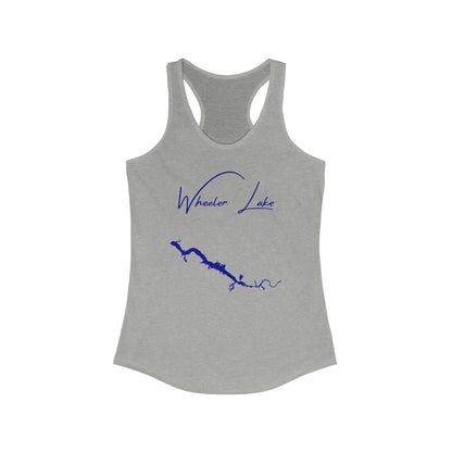 Alabama  Wheeler  Lake  Racerback-Tank  front  position  view  from  front  heather  grey.webp