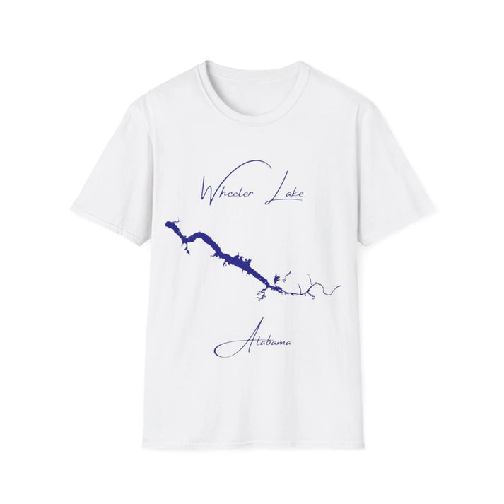 Alabama  Wheeler  Lake  T-shirt  front  position  view  from  front  white.webp