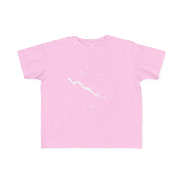 Alabama  Wheeler  Lake  Toddler  T-shirt  front  position  view  from  front  pink.webp