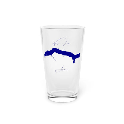 Alabama  Wilson  Lake  16oz  Pint  Glass  front  position  view  from  front  16oz.webp