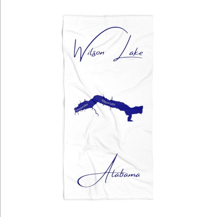 Alabama  Wilson  Lake  Beach  Towel  front  position  view  from  front  36  x  72.webp