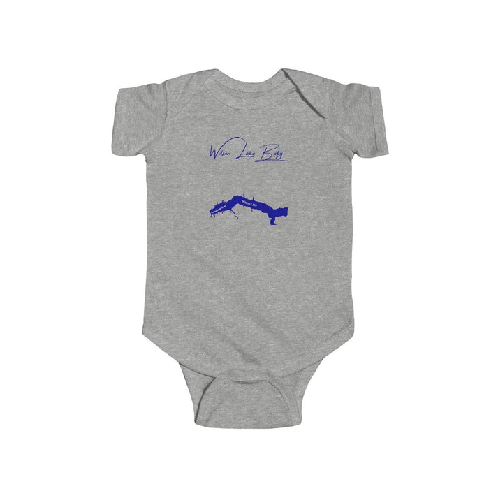 Alabama  Wilson  Lake  Onesie  front  position  view  from  front  heather.webp