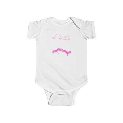 Alabama  Wilson  Lake  Onesie  front  position  view  from  front  white.webp