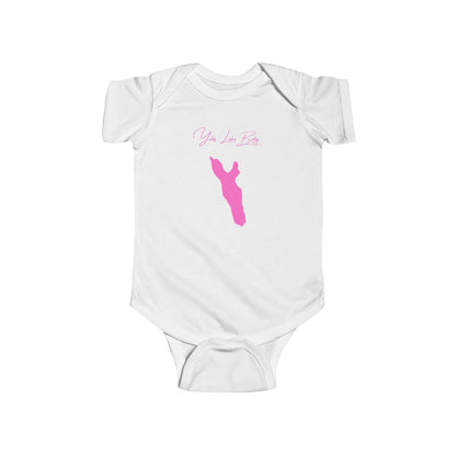 Alabama  Yates  Lake  Onesie  front  position  view  from  front  white.webp
