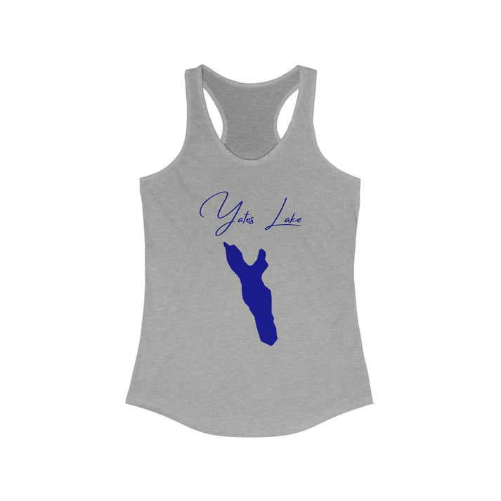 Alabama  Yates  Lake  Racerback-Tank  front  position  view  from  front  heather  grey.webp