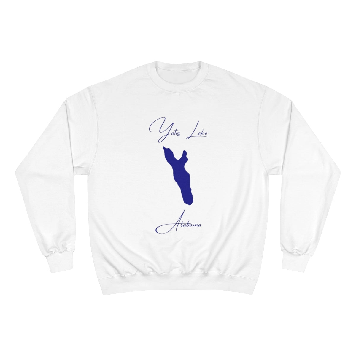 Alabama  Yates  Lake  Sweatshirt  front  position  view  from  front  white.webp