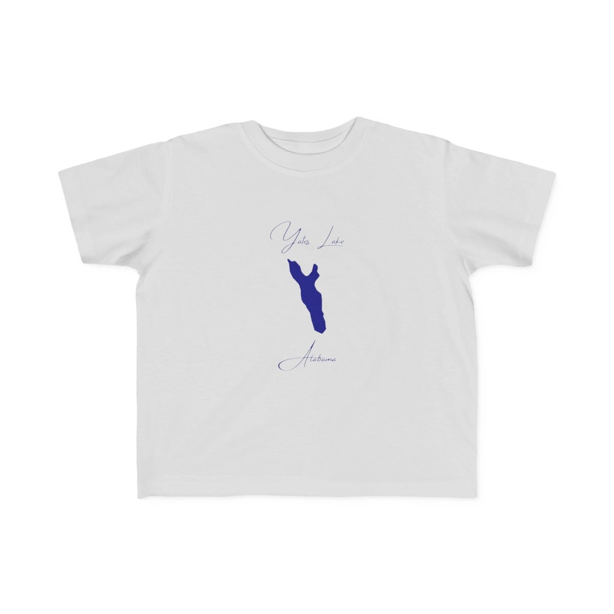 Alabama  Yates  Lake  Toddler  T-shirt  front  position  view  from  front  silver.webp