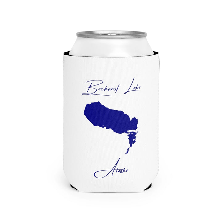 Alaska  Becharof  Lake  Can  Koozie  front  position  view  from  front-2  white.webp