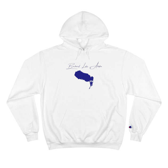 Alaska  Becharof  Lake  Hoodie  front  position  view  from  front  white