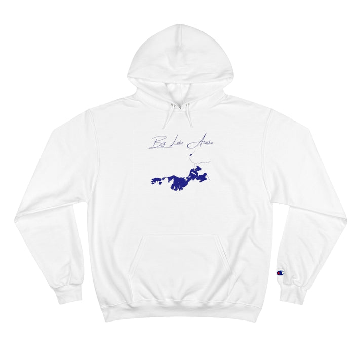 Alaska  Big  Lake  Hoodie  front  position  view  from  front  white.webp
