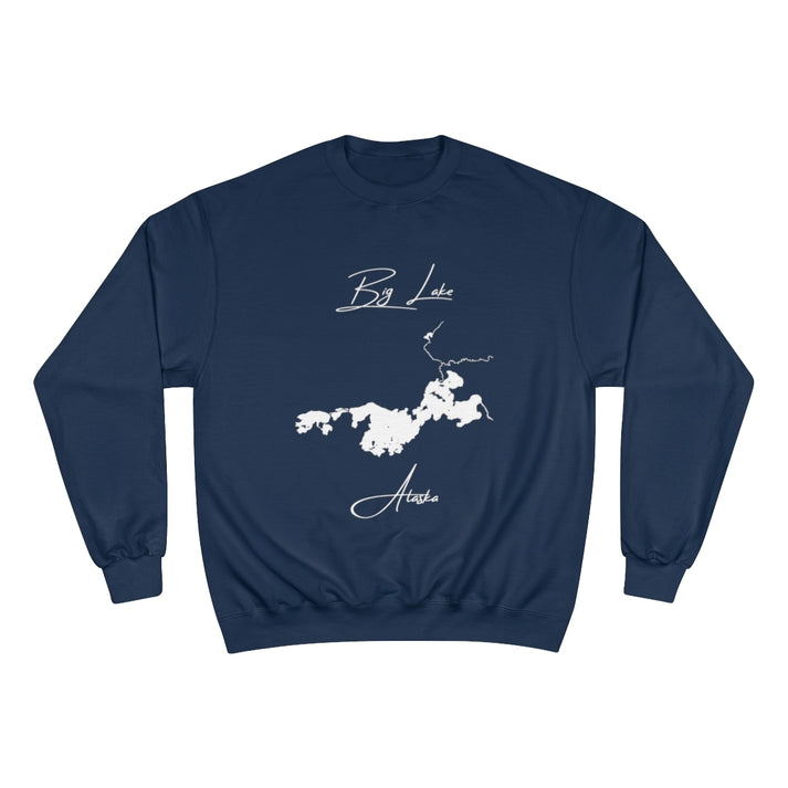 Alaska  Big  Lake  Sweatshirt  front  position  view  from  front  navy.webp