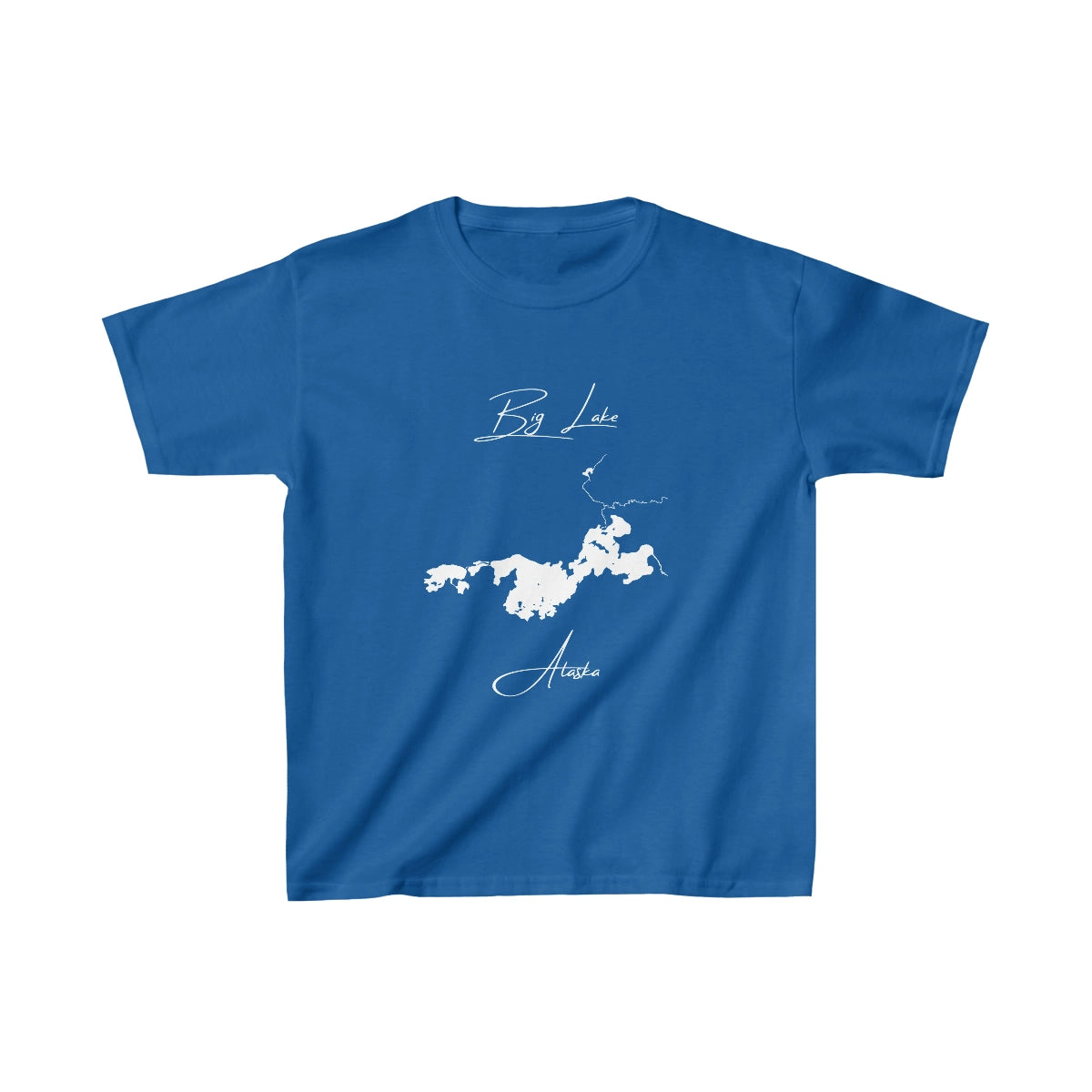 Alaska  Big  Lake  Youth  T-shirt  front  position  view  from  front  royal.webp