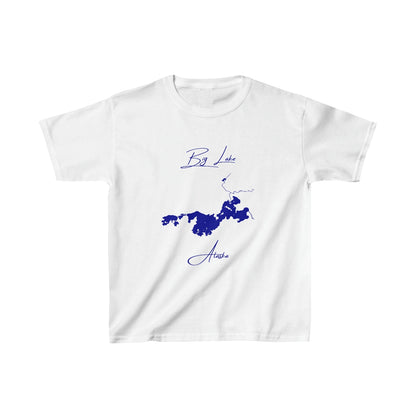 Alaska  Big  Lake  Youth  T-shirt  front  position  view  from  front  white.webp