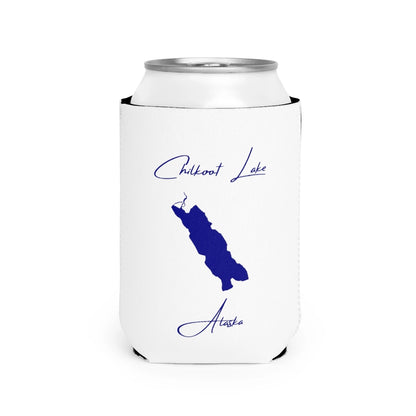 Alaska  Chilkoot  Lake  Can  Koozie  front  position  view  from  front-2  white.webp