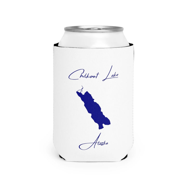 Alaska  Chilkoot  Lake  Can  Koozie  front  position  view  from  front-2  white.webp
