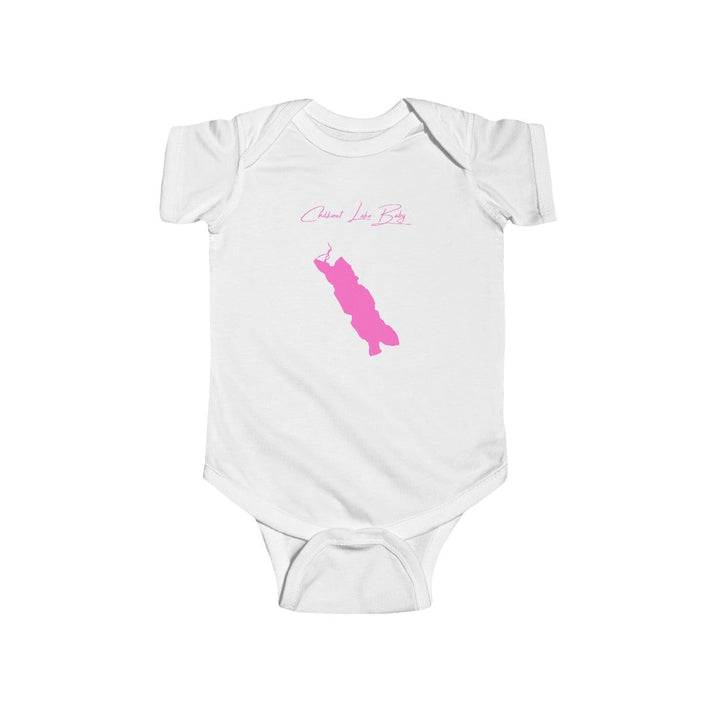 Alaska  Chilkoot  Lake  Onesie  front  position  view  from  front  white.webp