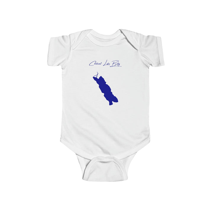 Alaska  Chilkoot  Lake  Onesie  front  position  view  from  front  white.webp