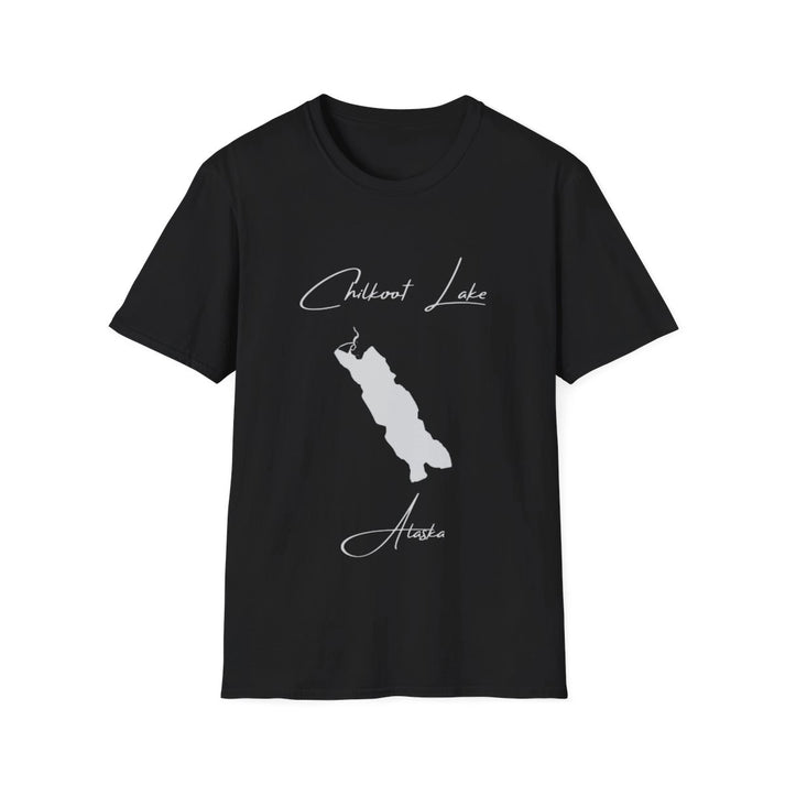 Alaska  Chilkoot  Lake  T-shirt  front  position  view  from  front  black.webp